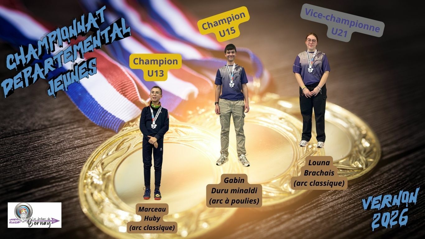 Championnat Départemental Jeunes : 3 titres